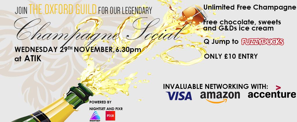 Guild Champagne Social MT17: Unlimited Free Champagne+Chocolates+Ice Cream
