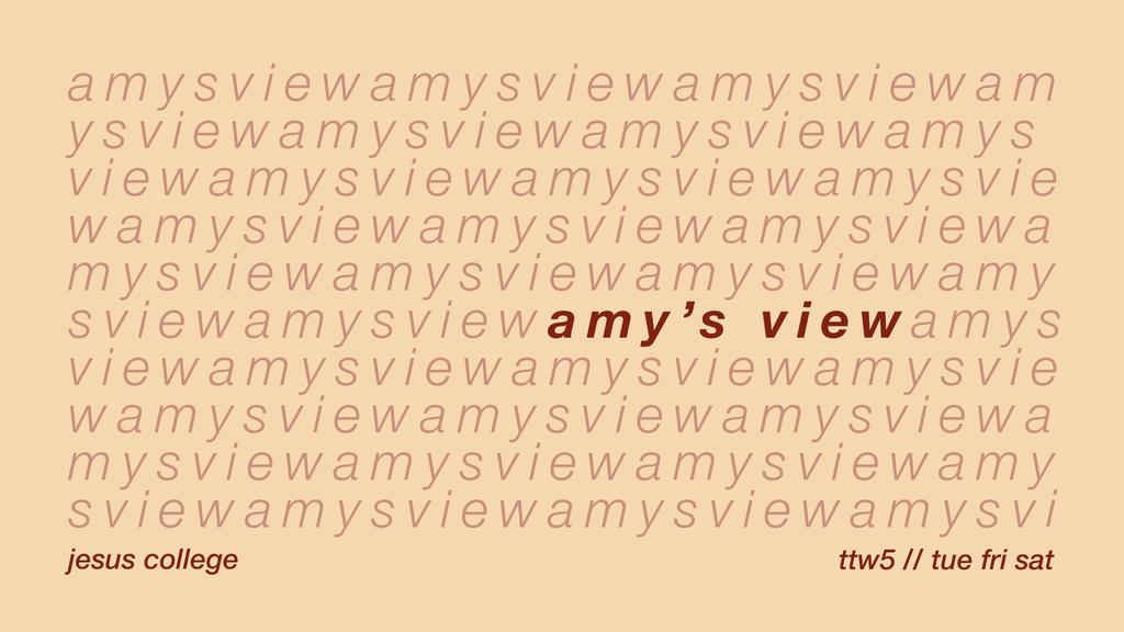 Amy's View // TTW5 // Jesus College