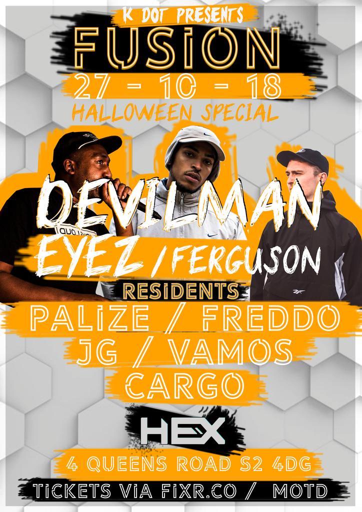 K Dot Presents Fusion Halloween Special w/ Devilman, Eyez, Ferguson + Residents