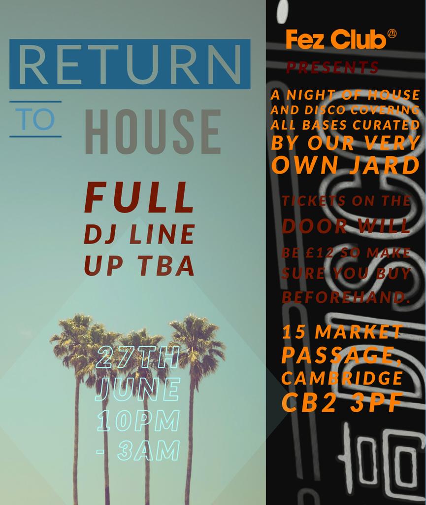 Return To House: End of Exams