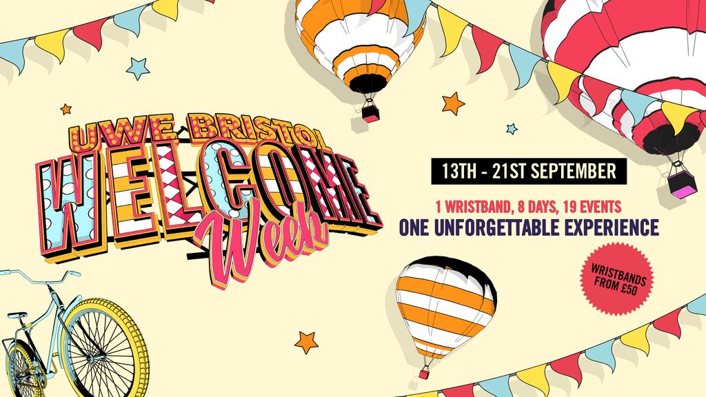 UWE Bristol Welcome 2019 Wristband