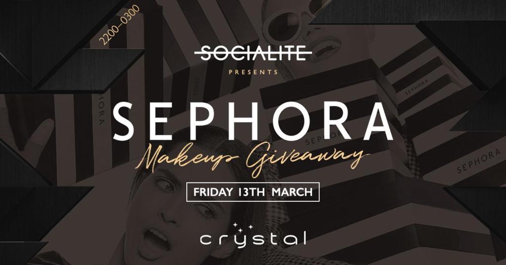 Socialite I Sephora Makeup Giveaway