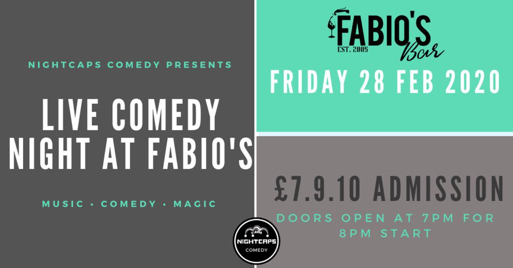 Live Comedy at Fabio’s