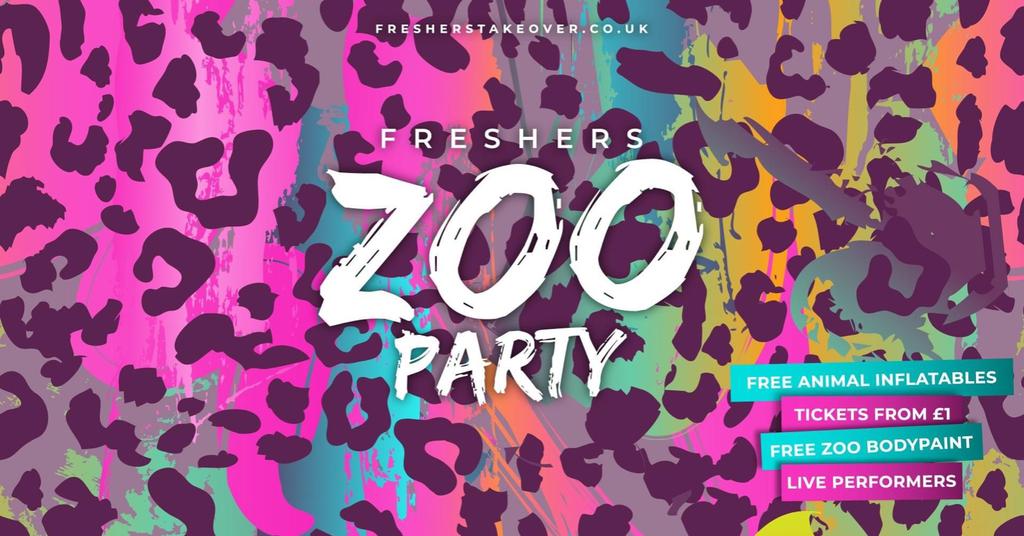 Leeds Freshers Zoo Party