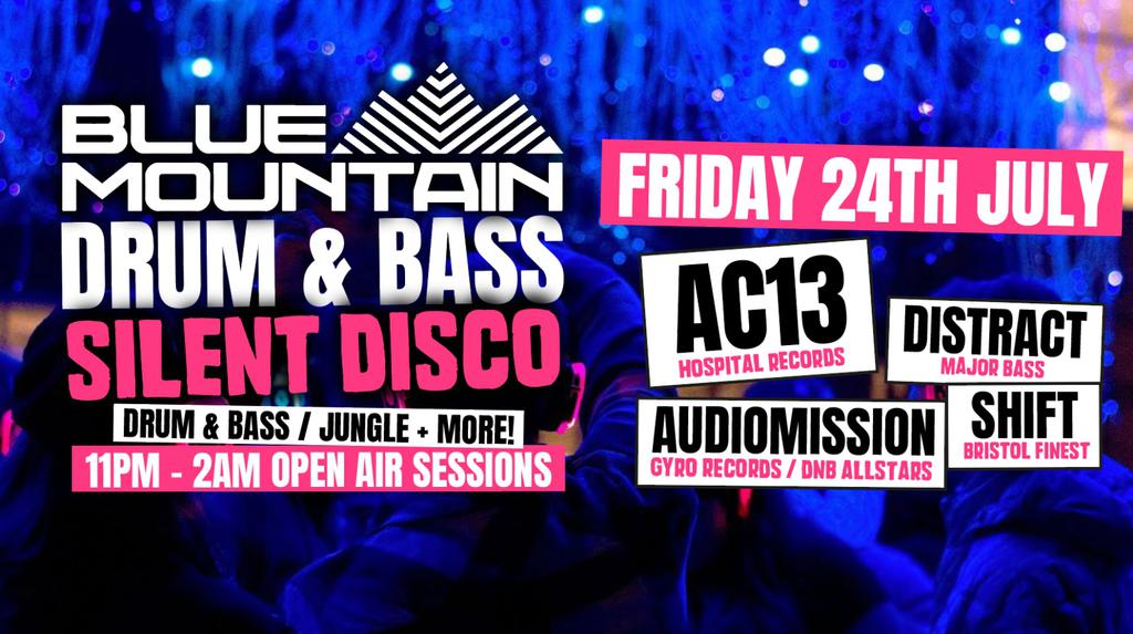 FRIDAY 24TH JULY: DnB Open Air Silent Disco!