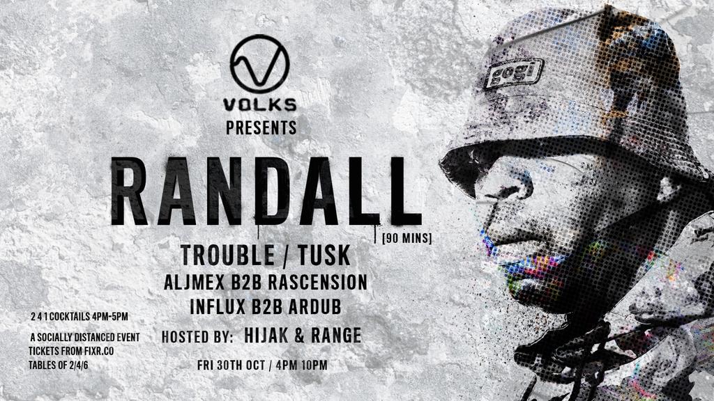 RANDALL (90MIN) + SUPPORT