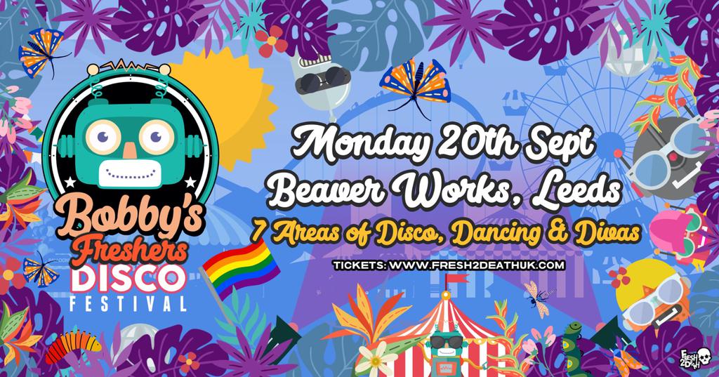 Bobby's Freshers Disco Festival at Beaver Works