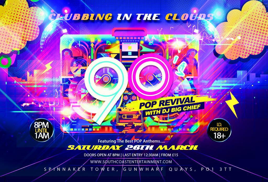 Clubbing In The Clouds POP Revival - Spinnaker Tower