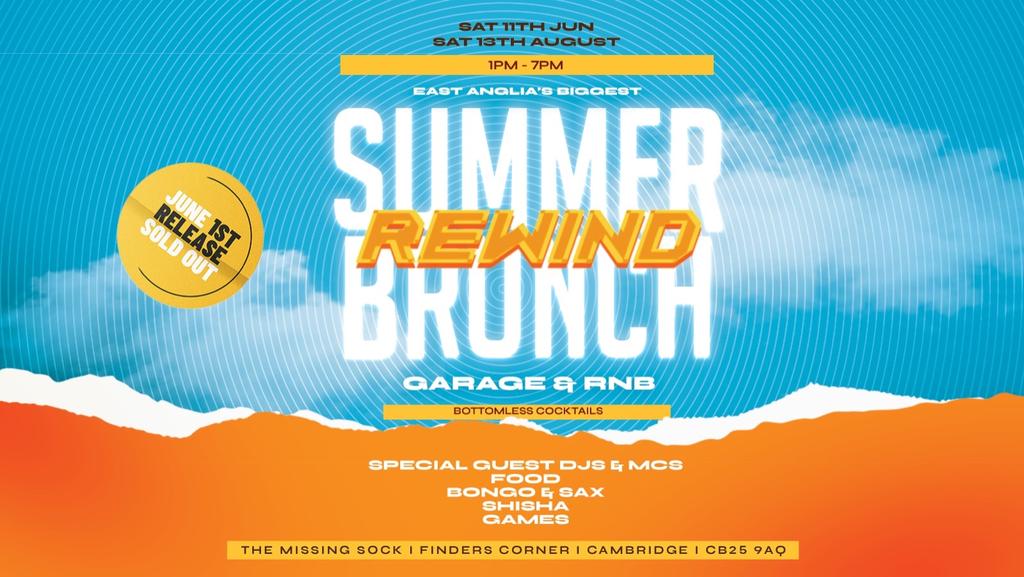 Rewind - UK Garage & RnB Brunch