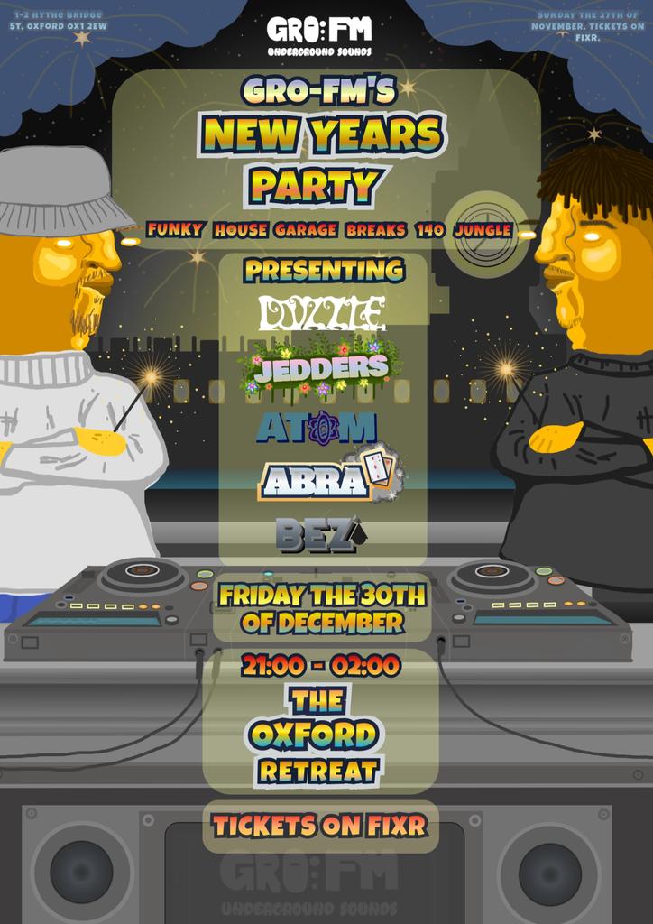 GRO-FM's New Years Party
