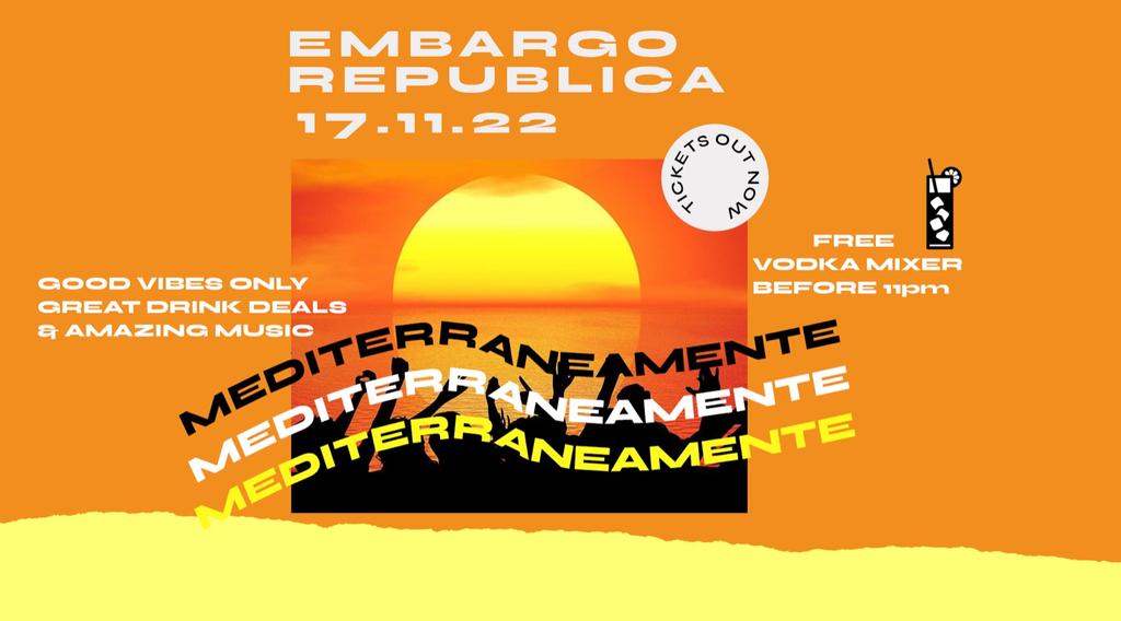 MEDITERRANEAMENTE AT EMBARGO REPUBLICA