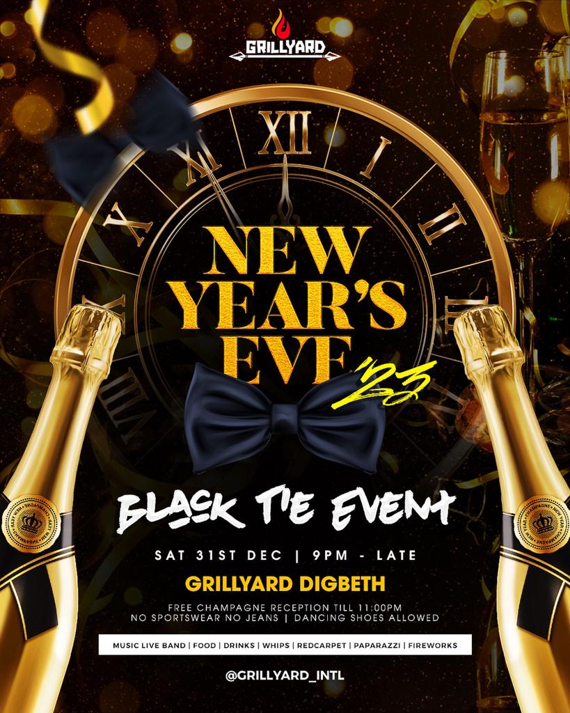 New Year s Eve 23 Black Tie Event Tickets On Saturday 31 Dec 