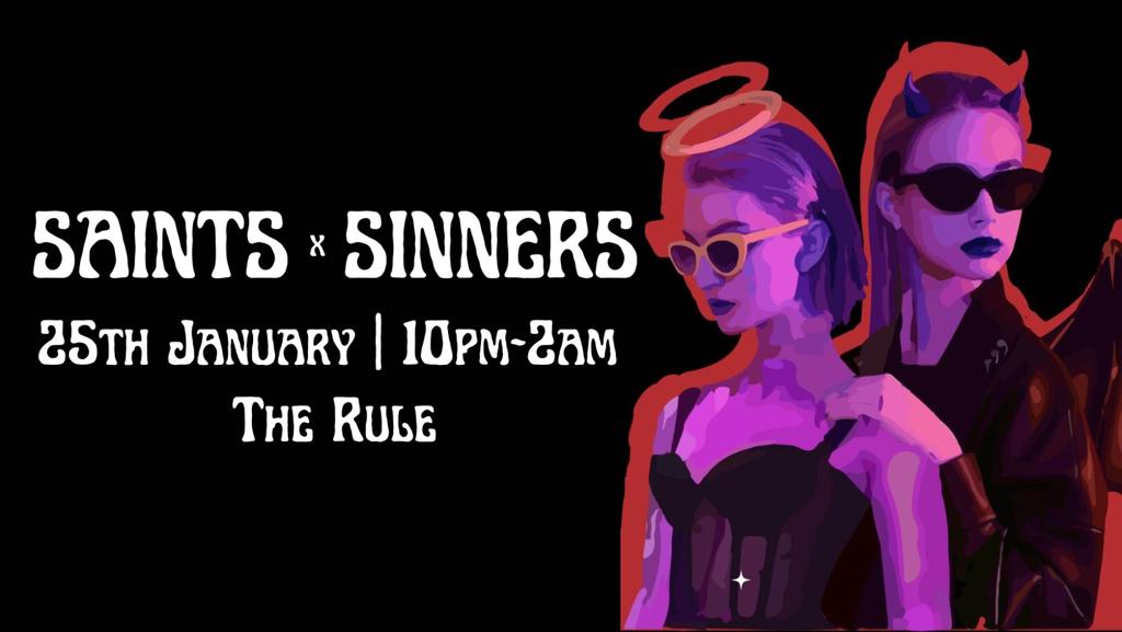 😈Saints and Sinners Charity Club Night👼
