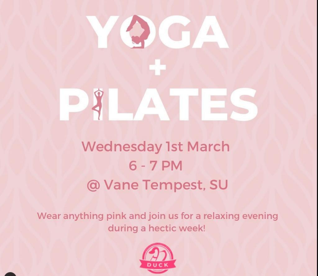 Yoga and Pilates! - Pink Week