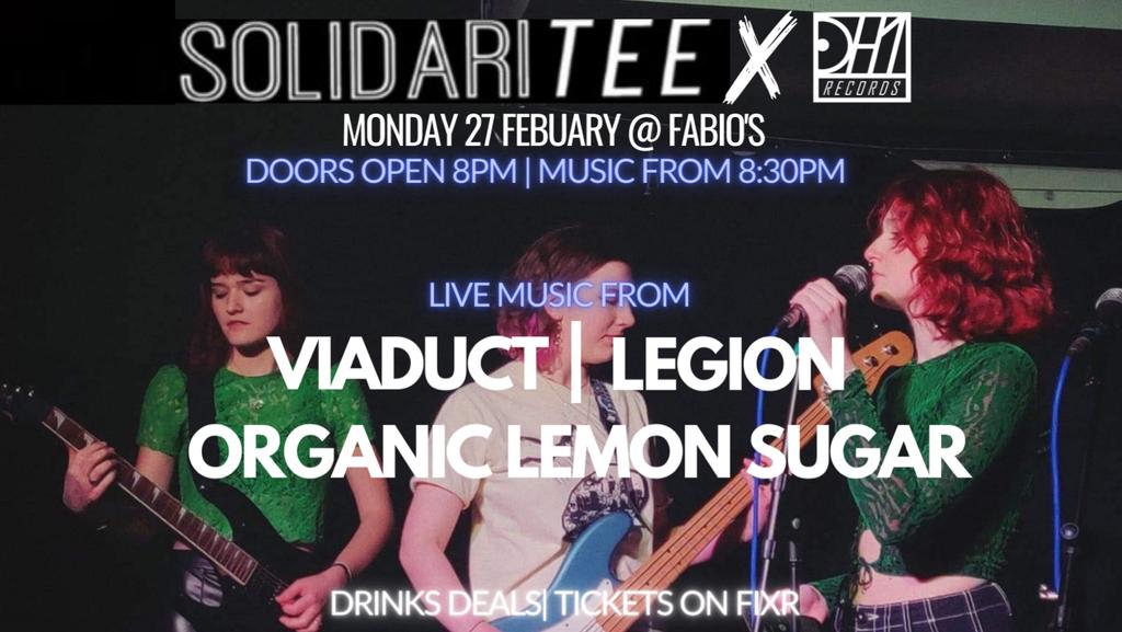 DH1 Records X SolidariTee Band Night