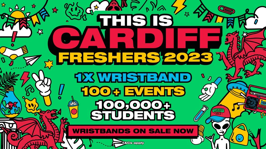 THIS IS CARDIFF 2023/2024 Wristband | FREE ENTRY ALL YEAR* | 5X VENUES | 100+ Events |