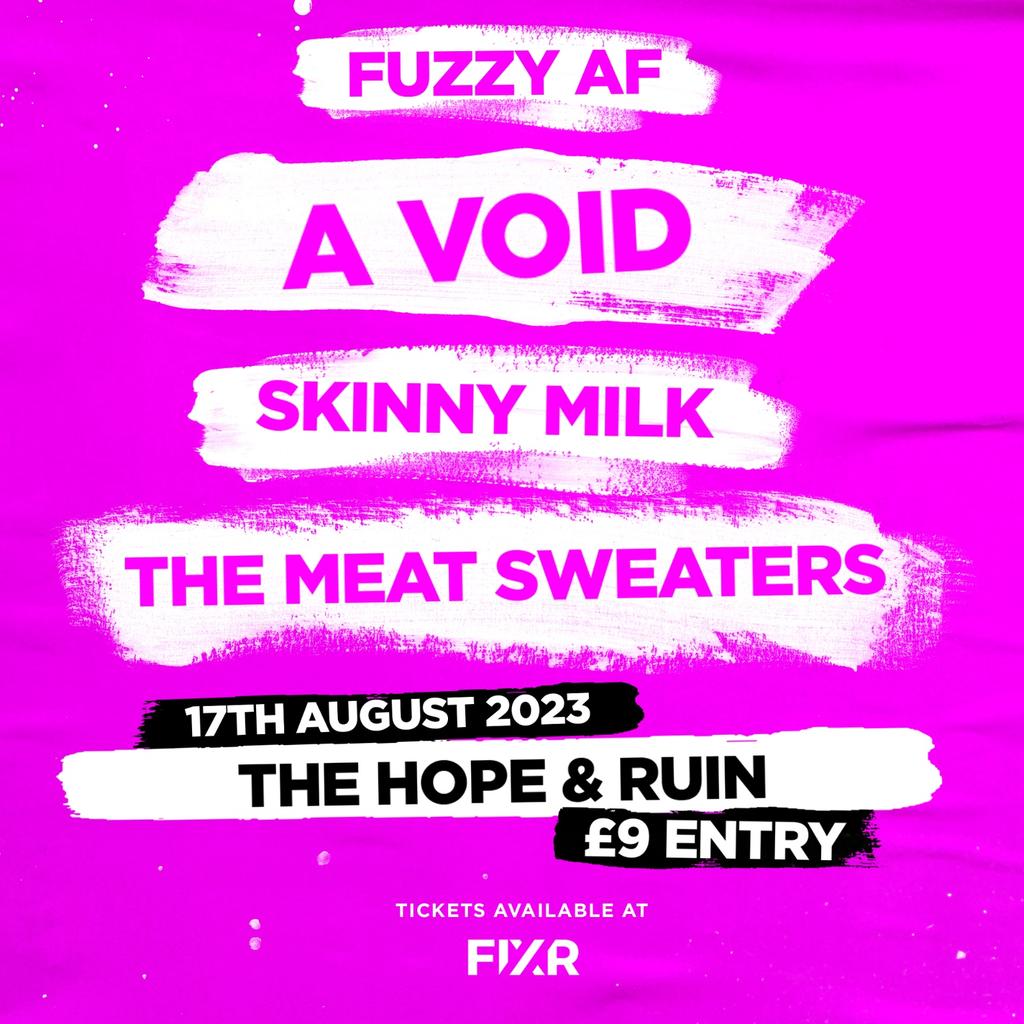 A VOID w/ SKiNNY MiLK & The Meat Sweaters