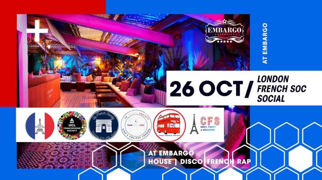 FRENCH SOC TAKEOVER AT EMBARGO REPUBLICA- Thursday 26th October
