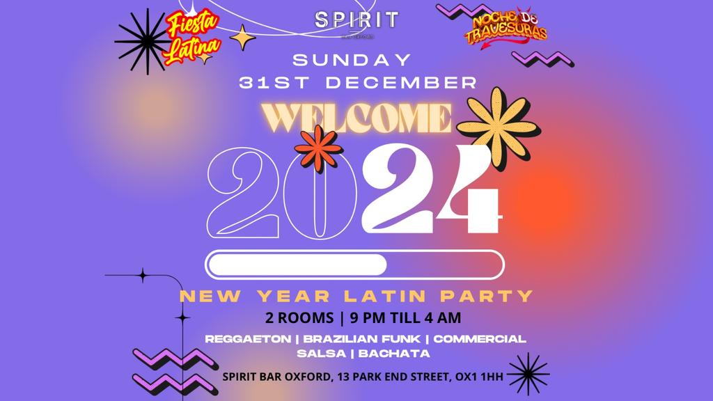 REGGAETON NYE AT SPIRIT BAR OXFORD