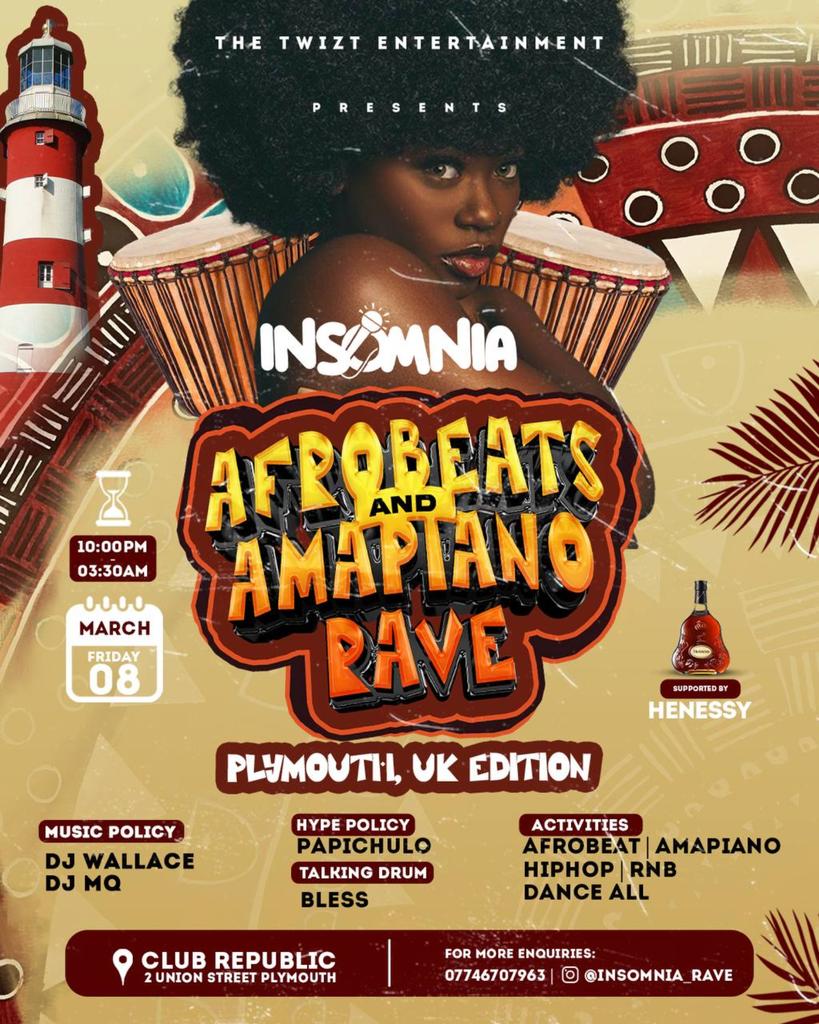 INSOMNIA (Afrobeat & Amapiano Rave)