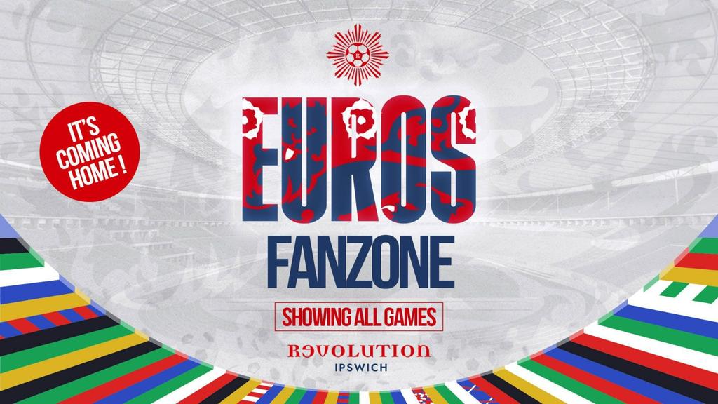 ENGLAND VS SLOVENIA - SHOWING LIVE @ REVOLUTION IPSWICH