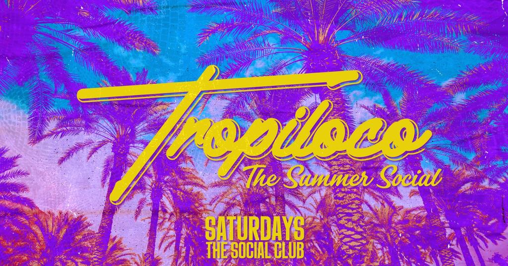 🪩🌴 TROPILOCO 🌴🪩 THE SUMMER SOCIAL // SATURDAYS ☀️