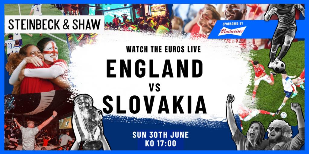 EUROS 2024 - England V Slovakia- FREE ENTRY & FREE BUD (100 PEOPLE)
