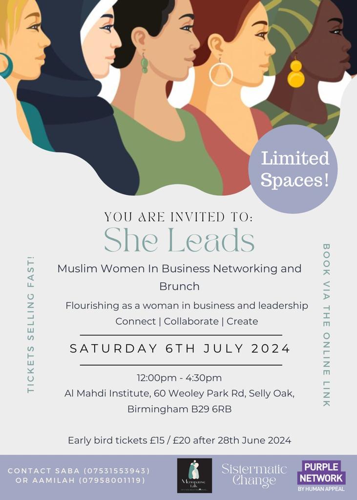 SheLeads: Muslim Women in Business Networking and Brunch