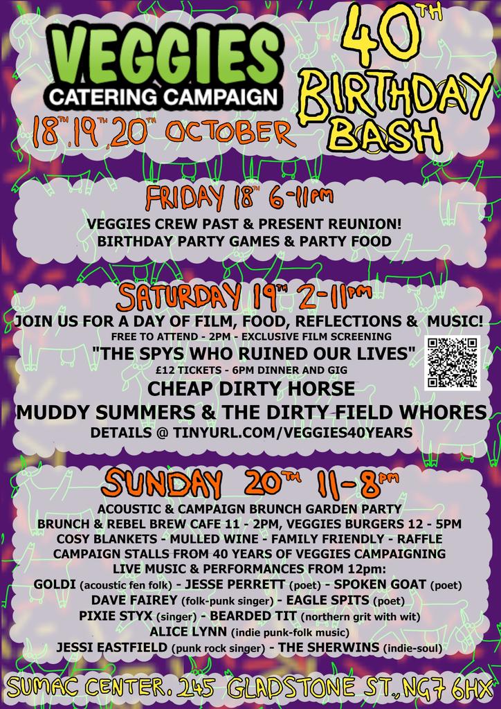 Veggies 40th Birthday Bash