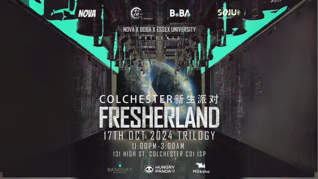 NOVA X BOBA FRESHERLAND Colchester @ Trilogy Nightclub