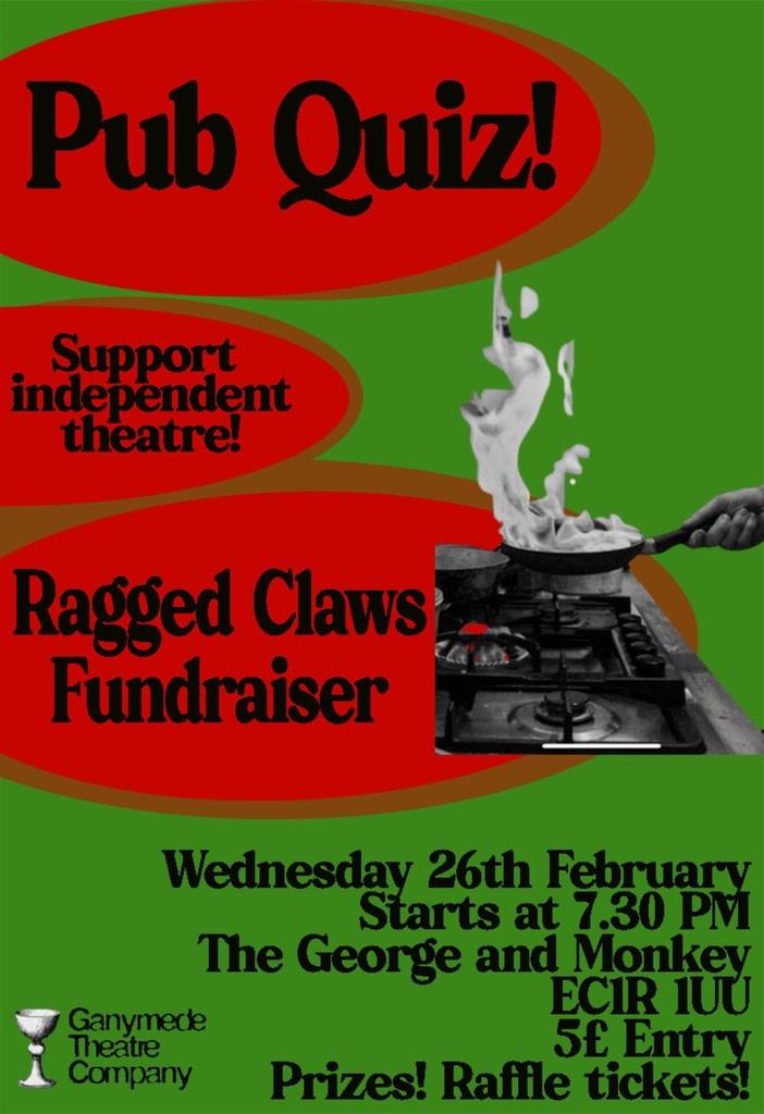 Ragged Claws Quiz Fundraiser