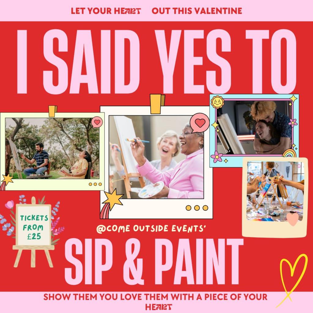 Something for the Lovers - Sip & Paint