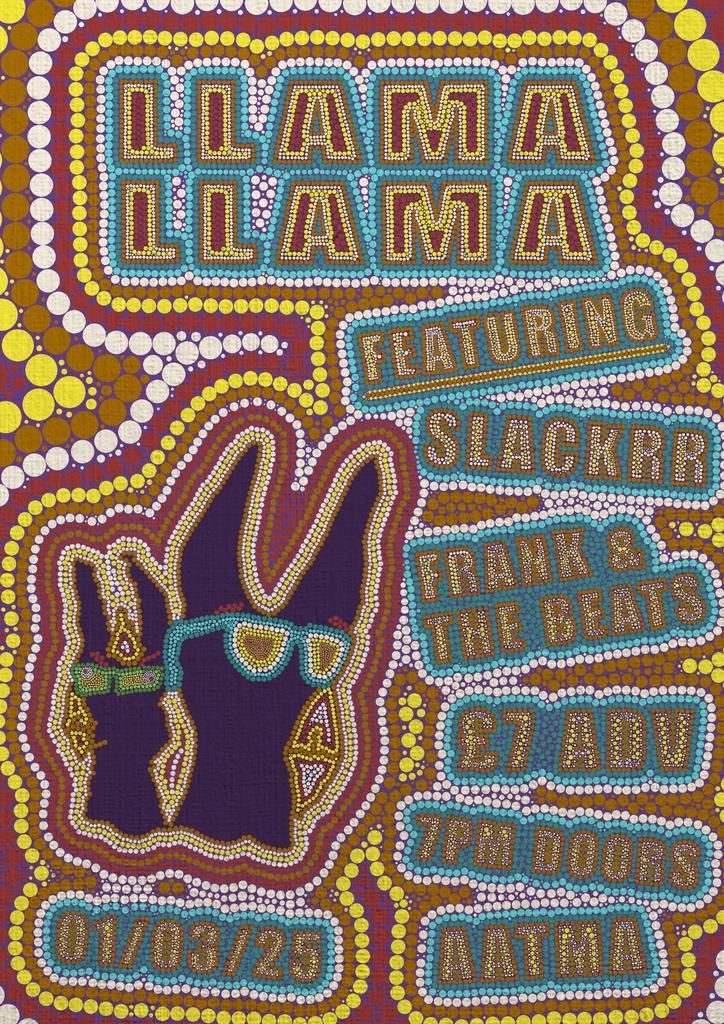 Llama Llama Presents: SLACKRR + Frank & The Beats