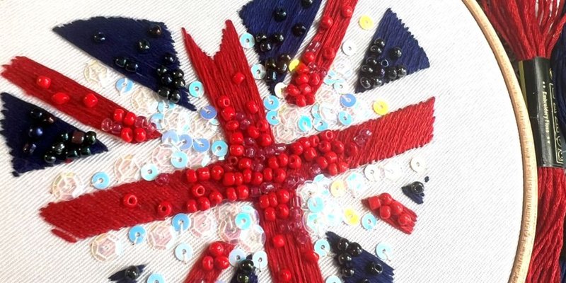 Britpop Embroidery Workshop at The Half Moon, Herne Hill