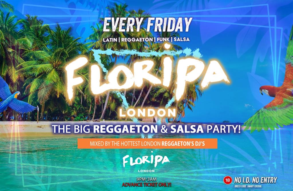 Floripa Shoreditch Every Friday // Floripa Shoreditch // Hip-Hop, R&B, Reggaeton, Afrobeats, House