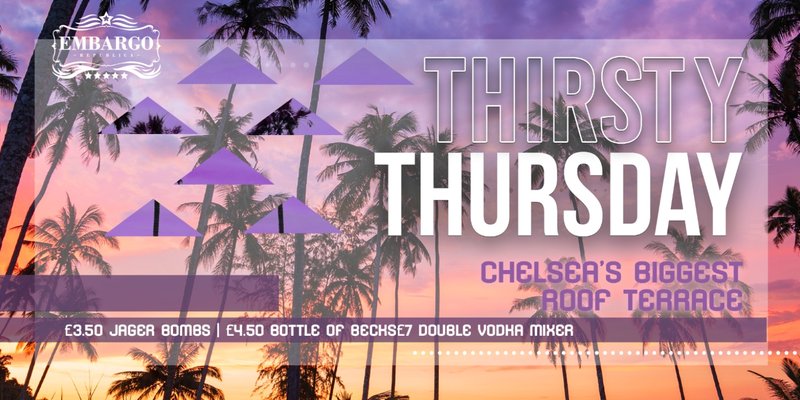 Embargo Republica Thirsty Thursday 31st July