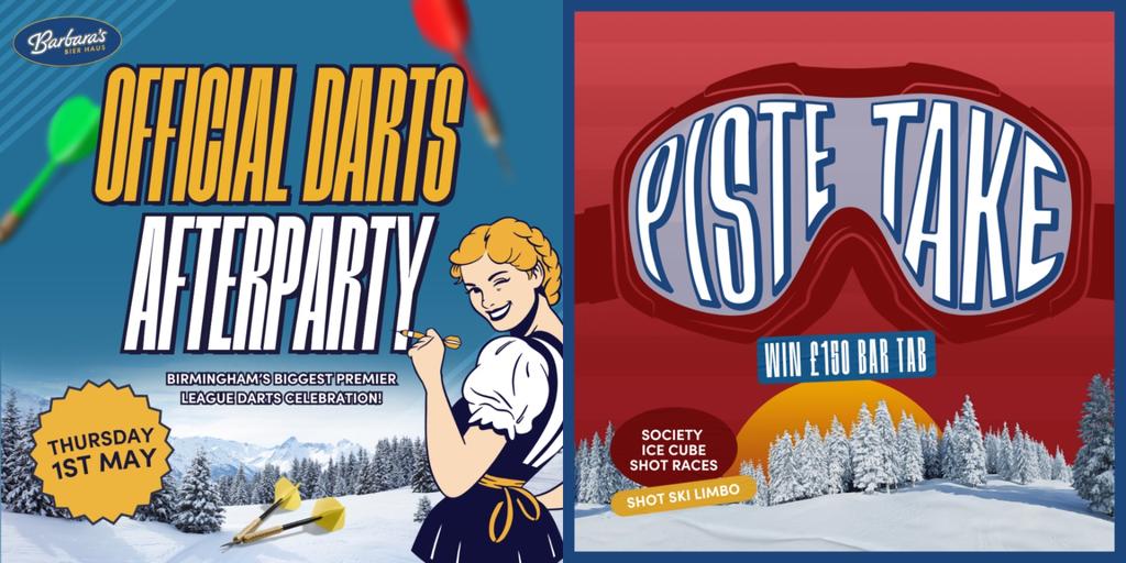 Piste Take Thursday & Official Premier League Darts Afterparty!