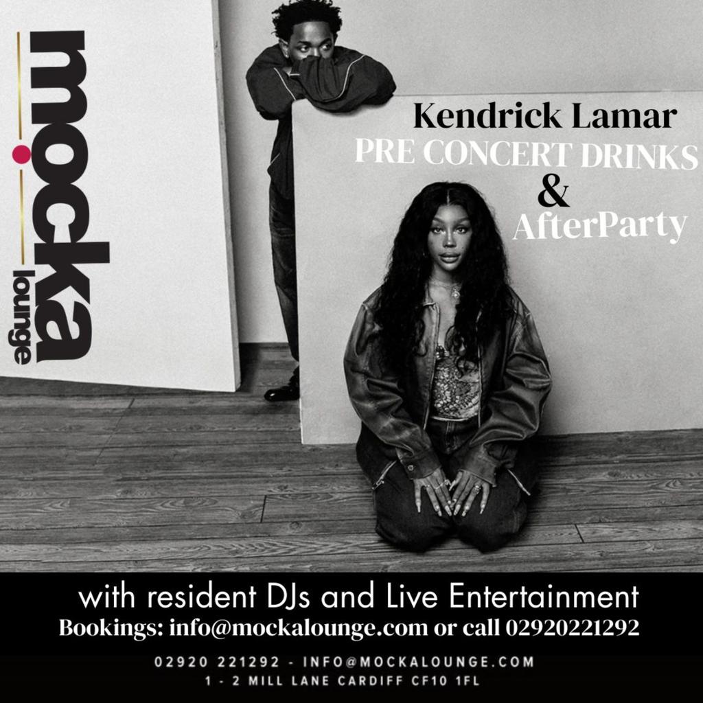Kendrick Lamar Pre Drinks and AfterParty