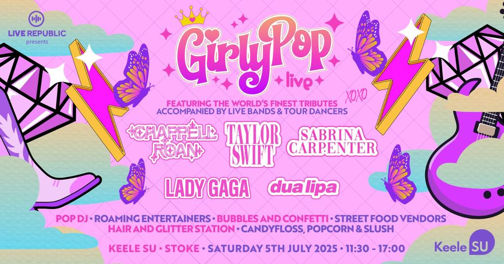 GirlyPop Live | Keele SU, Stoke