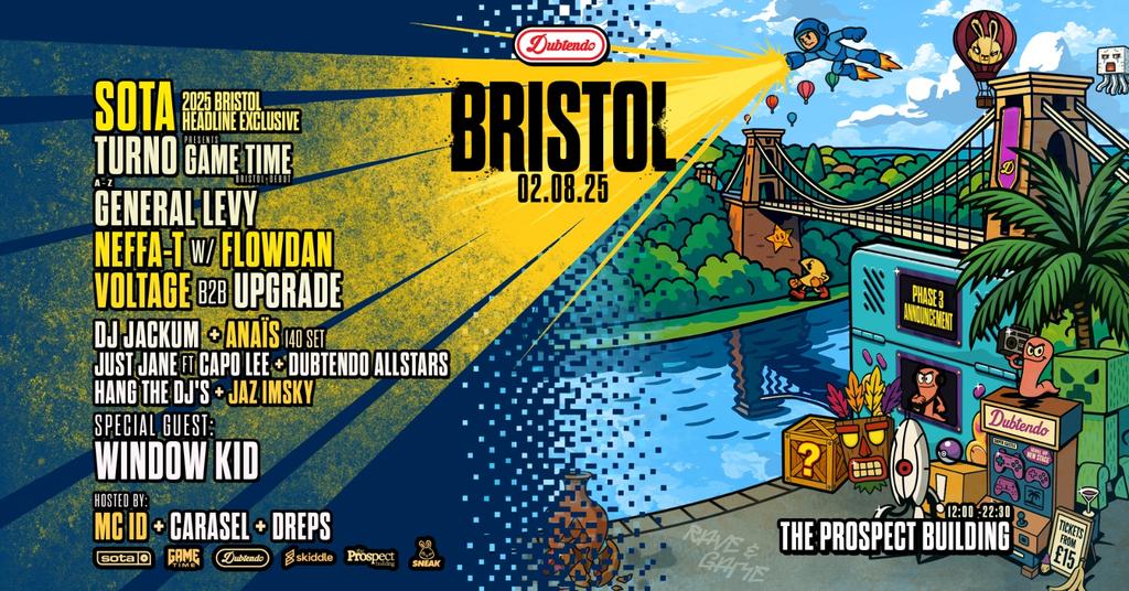 Dubtendo Day Festival w/ Sota Bristol 2025 Exclusive Headline