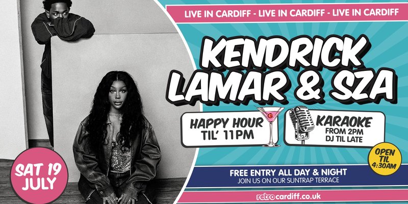 SNF - Kendrick Lemar and SZA - Pre and After Gig Drinks