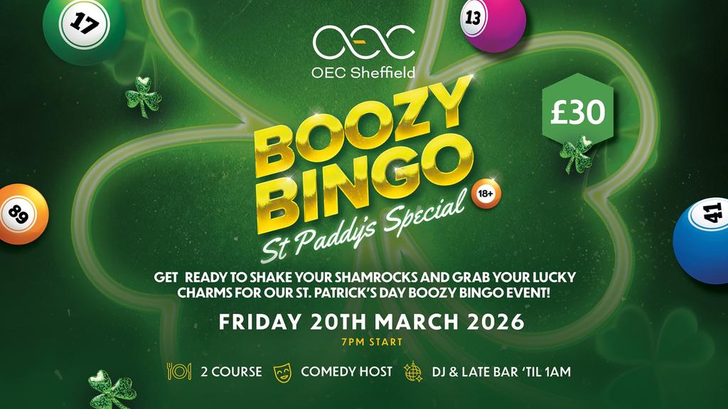 Boozy Bingo – St Paddy’s Special