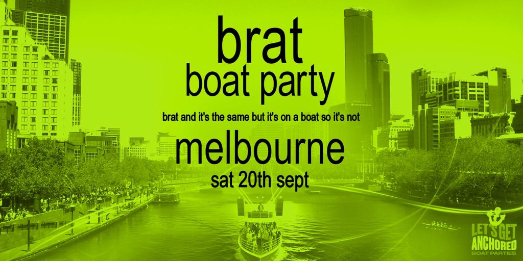 Brat Boat Party Melbourne