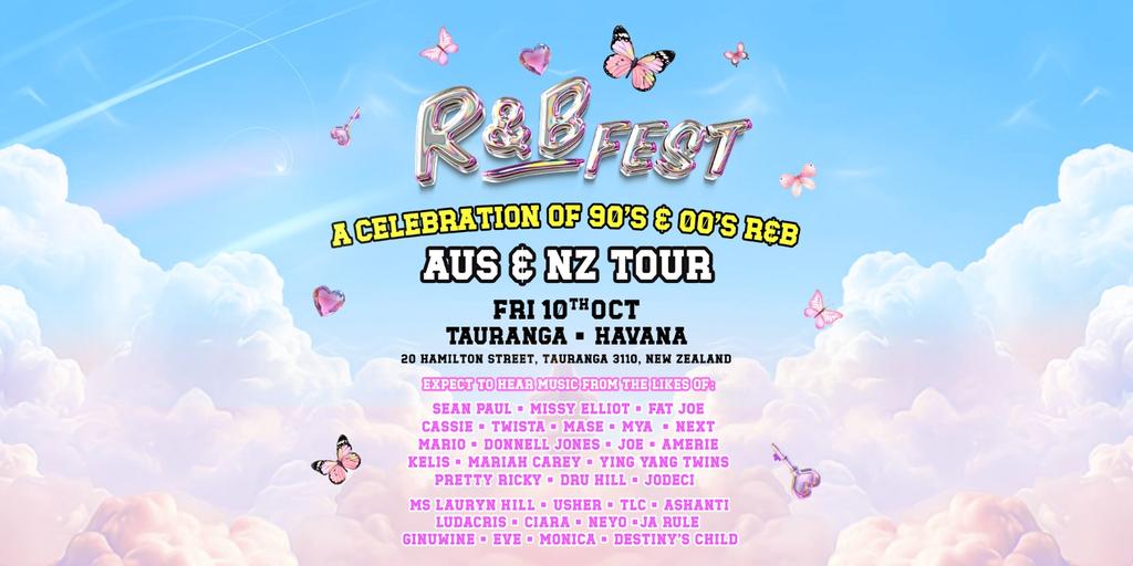 R&B Fest Is Coming To Tauranga!