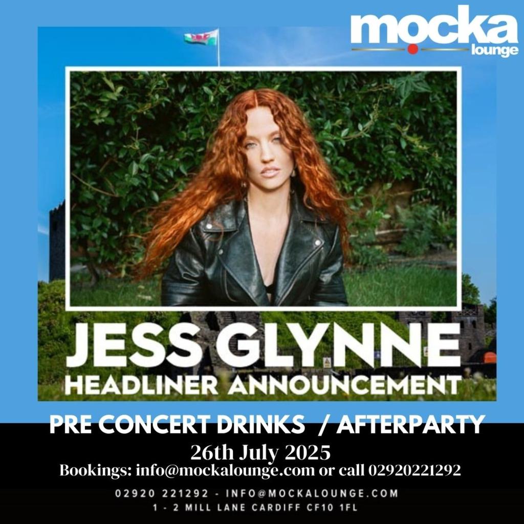 Jess Glynne Pre Concert Drinks and Afterparty