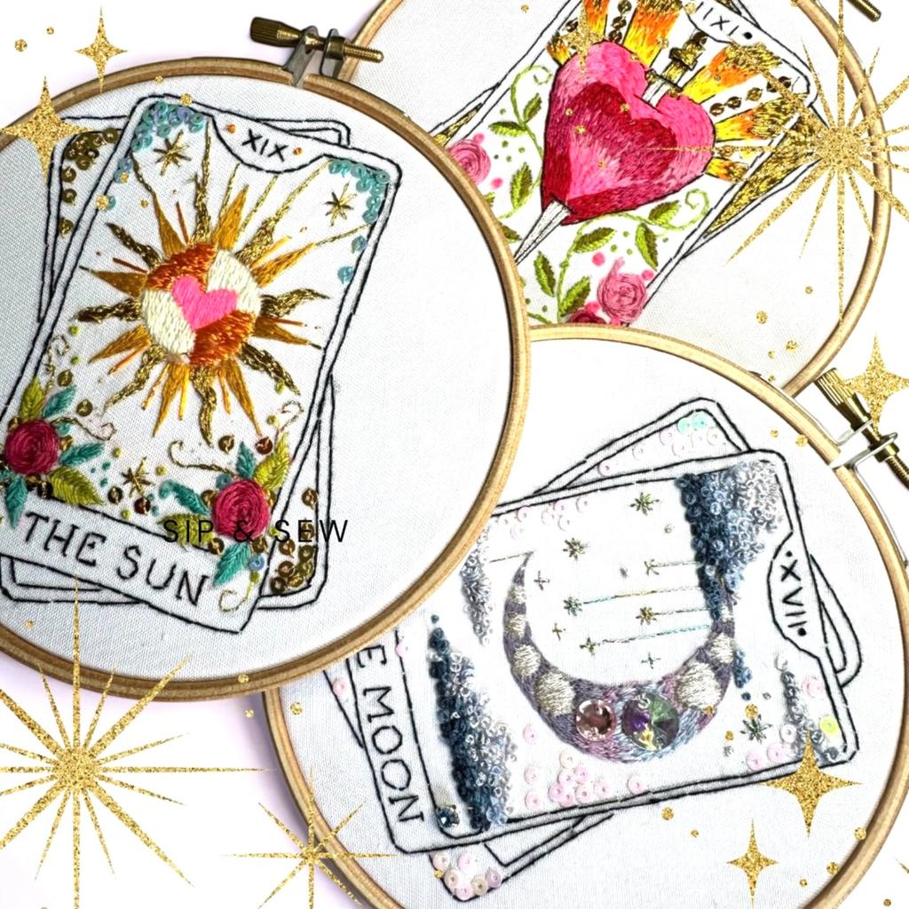 Tarot Card Embroidery Workshop at The Granero Lounge, Ruislip