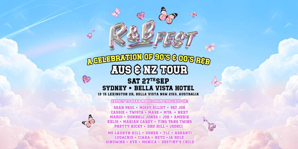 R&B Fest Is Coming To Sydney!