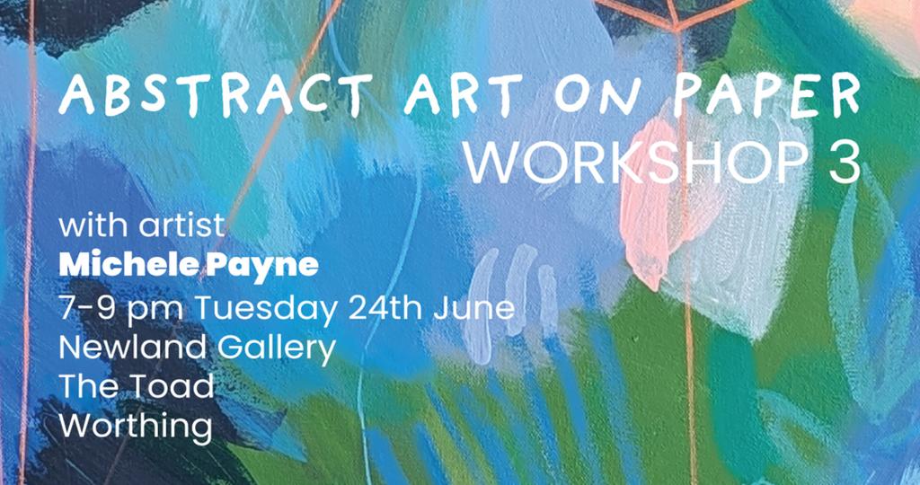 Abstract Art on Paper Workshop 3