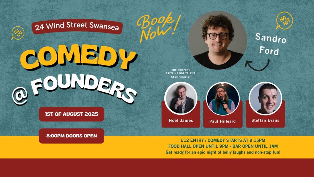 COMEDY @ FOUNDERS 🎤😂