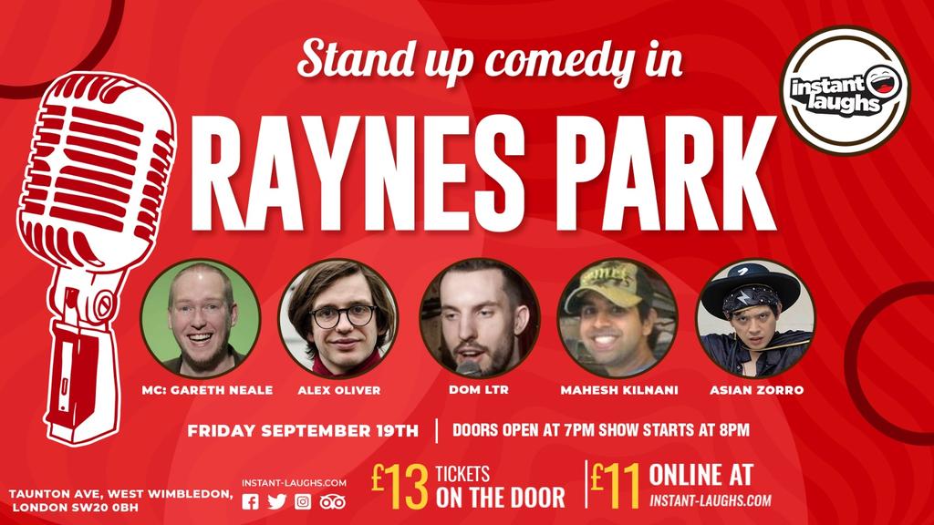 Stand up comedy in Raynes park